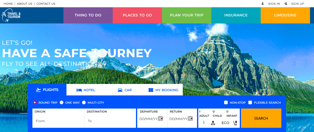 Award Flight Availability System project screenshot