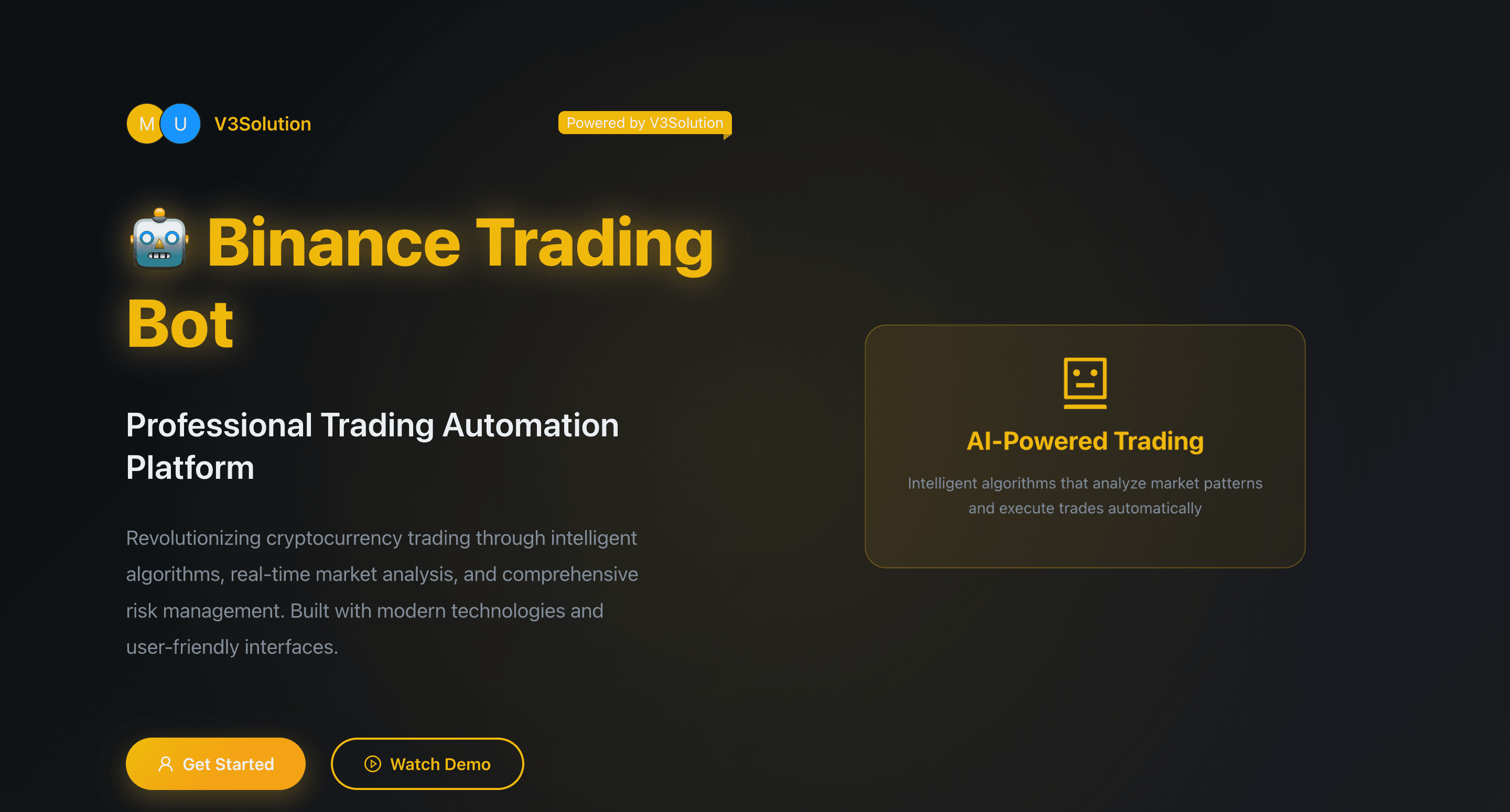 AI-Powered Binance Trading Bot - Full Stack Application